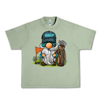Oil Green golf gnome Urban Heavy Tee - BarkalooDesign