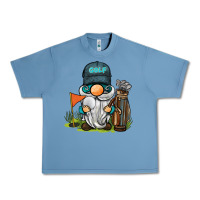 Pebble Blue golf gnome Urban Heavy Tee - BarkalooDesign