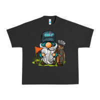Pigment Black golf gnome Urban Heavy Tee - BarkalooDesign
