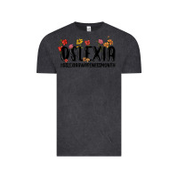 Vintage Black dslexia awareness month Vintage Tee - MaliasSmallBusiness