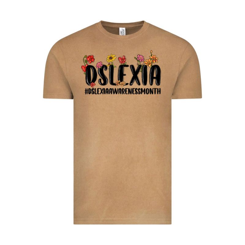 Dslexia Awareness Month Vintage Tee by MaliasSmallBusiness | Teevron