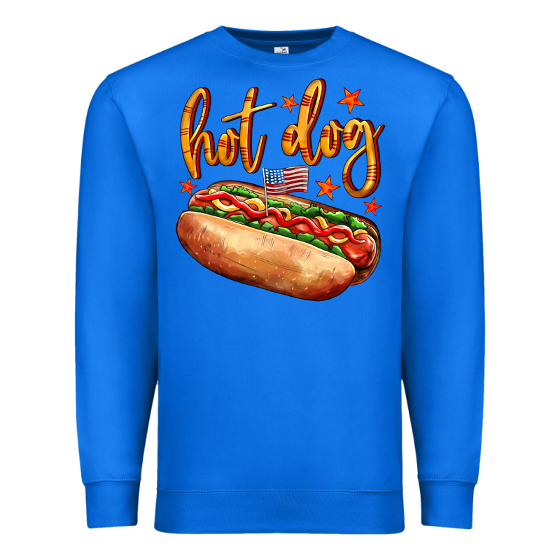 Hot Dog Premium Sweatshirt by AdoDesignShop | Teevron