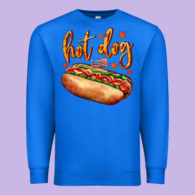 Hot Dog Premium Sweatshirt Designed By Adodesignshop