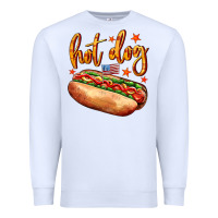 White hot dog Premium Sweatshirt - AdoDesignShop
