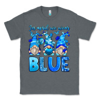 Charcoal Heather in april we wear blue autism gnomes Classic Tee - Zillion Design Studio