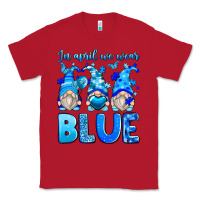 Red in april we wear blue autism gnomes Classic Tee - Zillion Design Studio