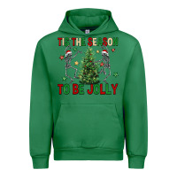 Emerald Tis' the season to be Jolly Urban Hoodie - NancyCooperArtShop