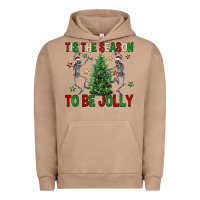 Pigment Burro Tis' the season to be Jolly Urban Hoodie - NancyCooperArtShop