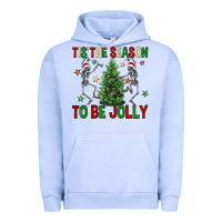 Pigment Grape Ice Tis' the season to be Jolly Urban Hoodie - NancyCooperArtShop