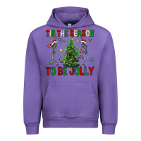 Tulip Tis' the season to be Jolly Urban Hoodie - NancyCooperArtShop