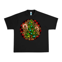 Black Christmas Tree Urban Heavy Tee - RanaPortraitStore