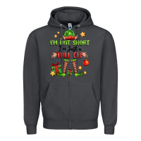 Smoke im not  im just a tall elf Zipper Hoodie - FaDigitalArtStudio