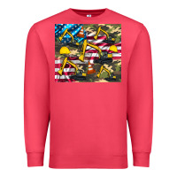 Cardinal excavator American flag Premium Sweatshirt - Artiststas