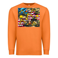 Carrot excavator American flag Premium Sweatshirt - Artiststas