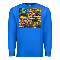 True Royal excavator American flag Premium Sweatshirt - Artiststas
