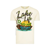 Vintage Arctic lake life floats my boat Vintage Tee - BarkalooDesign