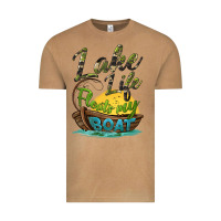 Vintage Camel lake life floats my boat Vintage Tee - BarkalooDesign