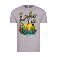 Lake Life Floats My Boat Vintage Tee | Teevron