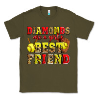 Army Green diamonds are a girl's best friend softball Classic Tee - Zillion Design Studio