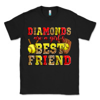 Black diamonds are a girl's best friend softball Classic Tee - Zillion Design Studio