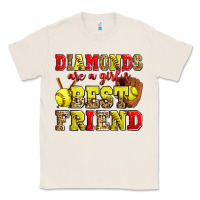 Natural diamonds are a girl's best friend softball Classic Tee - Zillion Design Studio