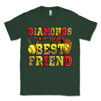 Sports Green diamonds are a girl's best friend softball Classic Tee - Zillion Design Studio