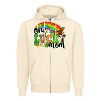 Sandshell One lucky mom St. Patricks Day Zipper Hoodie - Neo Western
