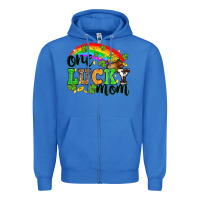 True Royal One lucky mom St. Patricks Day Zipper Hoodie - Neo Western