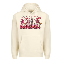 Sandshell love gnomes valentine's day Premium Hoodie - MaliasSmallBusiness