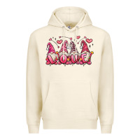 Tofu love gnomes valentine's day Premium Hoodie - MaliasSmallBusiness