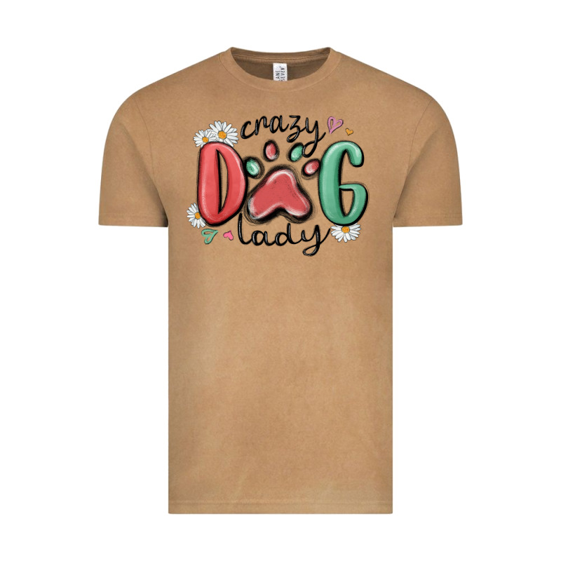 Crazy Dog Lady Vintage Tee by MaliasSmallBusiness | Teevron