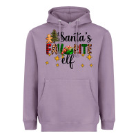 Lavender santa's favorite elf Heavyweight Hoodie - AdoDesignShop