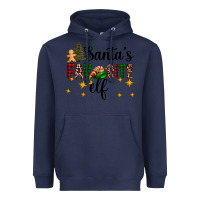 Navy santa's favorite elf Heavyweight Hoodie - AdoDesignShop