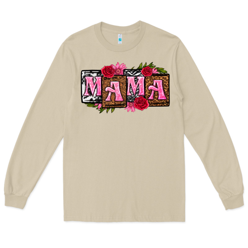 Mama With License Letters Mothers Day Long Sleeve Tee by texasbilliewilder | Teevron