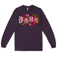 Plum mama with license letters mothers day Long Sleeve Tee - texasbilliewilder