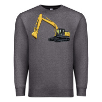Charcoal Heather excavator Premium Sweatshirt - Artiststas