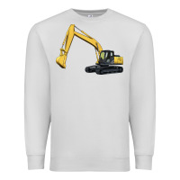 Dove Grey excavator Premium Sweatshirt - Artiststas