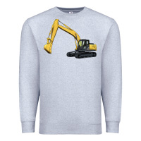 Heather Grey excavator Premium Sweatshirt - Artiststas