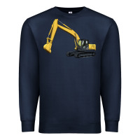 Navy excavator Premium Sweatshirt - Artiststas