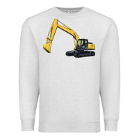Oatmeal Heather excavator Premium Sweatshirt - Artiststas