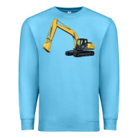 Ocean Blue excavator Premium Sweatshirt - Artiststas