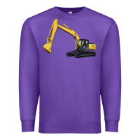 Purple excavator Premium Sweatshirt - Artiststas