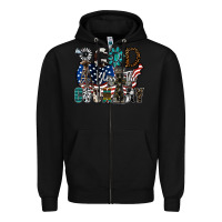 Black god bless the country Zipper Hoodie - SublimationCraftShop