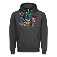 God Bless The Country Zipper Hoodie | Teevron