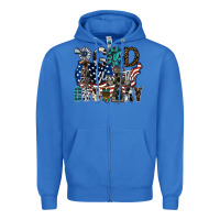 True Royal god bless the country Zipper Hoodie - SublimationCraftShop