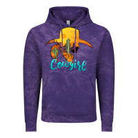 Cloud Purple cowgirl western Vintage Hoodie - AdoDesignShop