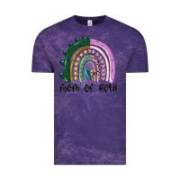 Cloud Purple mom of both rainbow Vintage Tee - MaliasSmallBusiness
