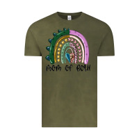 Vintage Olive mom of both rainbow Vintage Tee - MaliasSmallBusiness