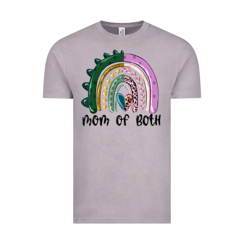 Mom Of Both Rainbow Vintage Tee by MaliasSmallBusiness | Teevron