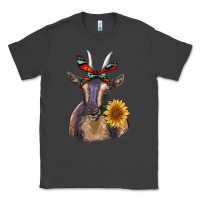 Smoke sunflower aztec ribbon goat Classic Tee - RanaPortraitStore
